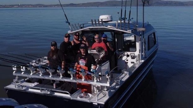 Reserve the whole boat for your own group, a more personal six-pack charter tail